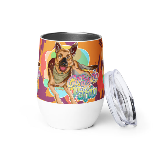Vaso con tapa