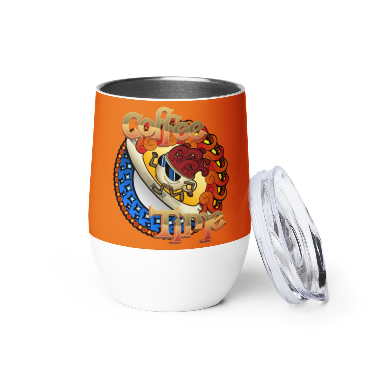 Vaso con tapa